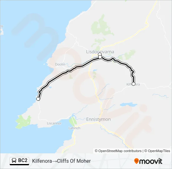 BC2 Bus Line Map