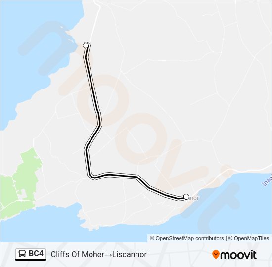 BC4 Bus Line Map