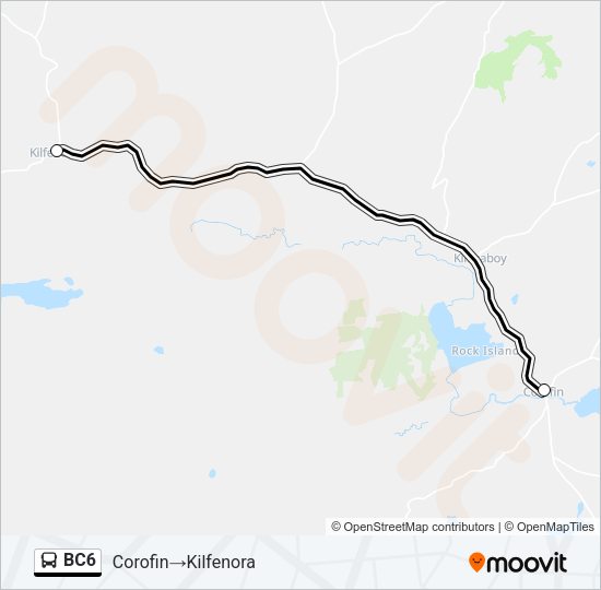 BC6 Bus Line Map