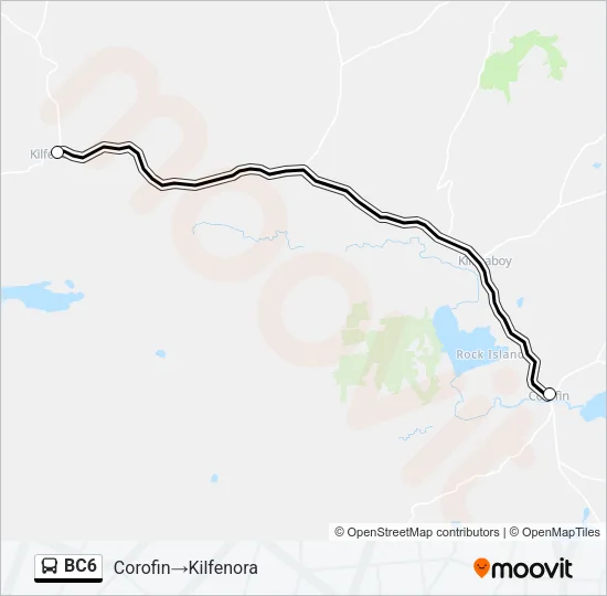 BC6 Bus Line Map
