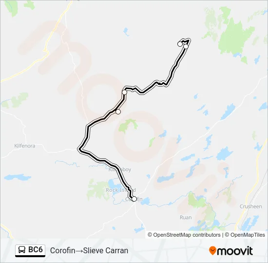 BC6 Bus Line Map