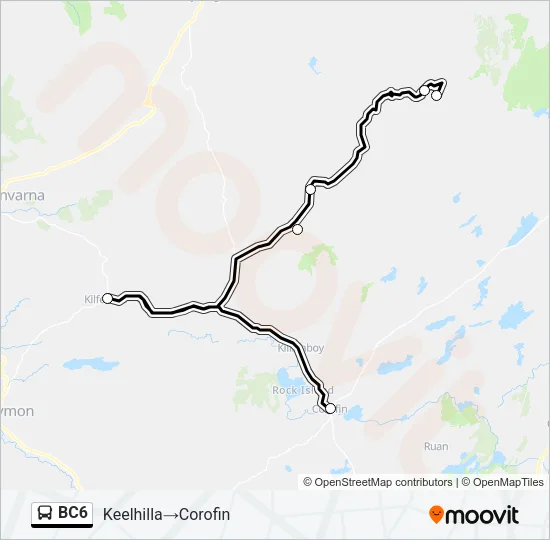BC6 Bus Line Map