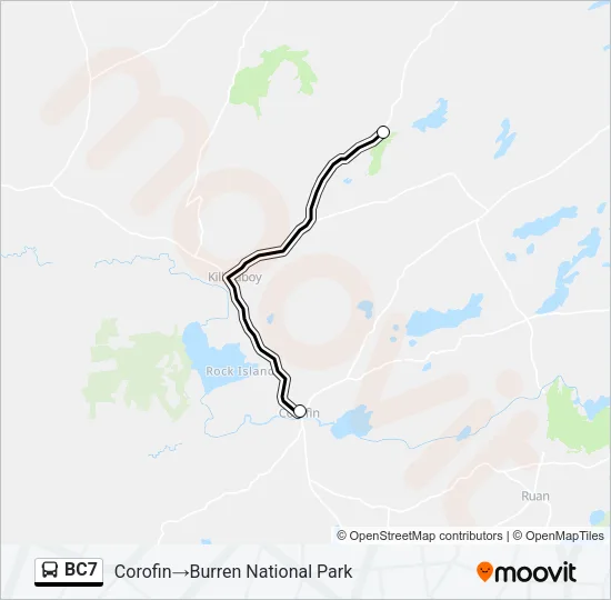 BC7 Bus Line Map