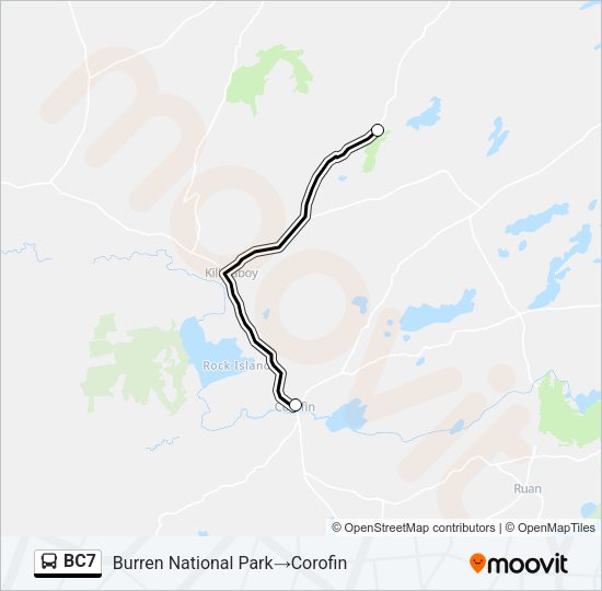 BC7 Bus Line Map