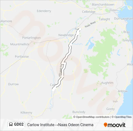 GD02 Bus Line Map