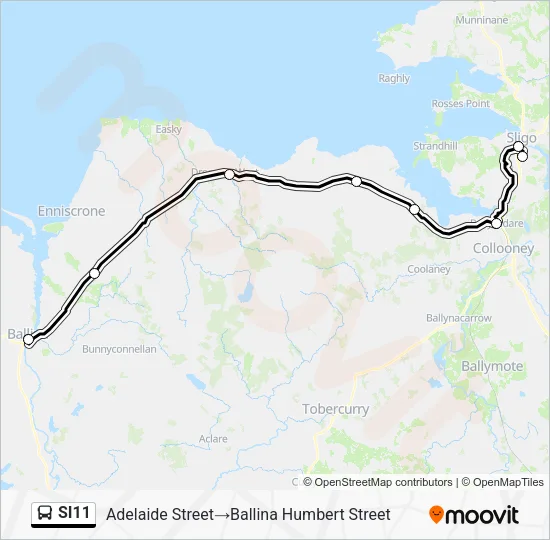 SI11 Bus Line Map