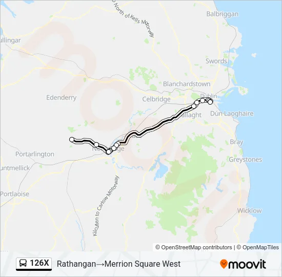 126X  Line Map
