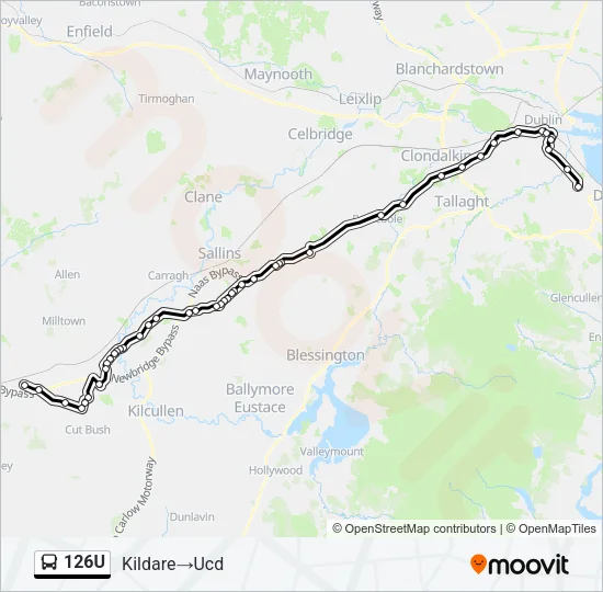 126U  Line Map