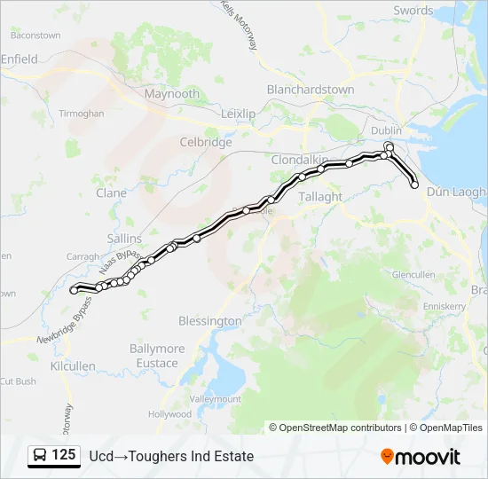 125  Line Map