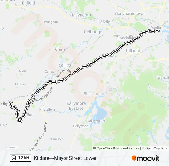 126B  Line Map