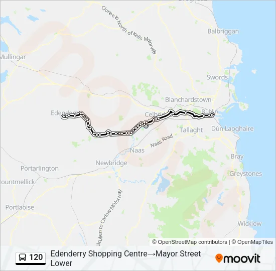 120 Bus Line Map