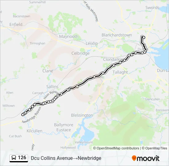 126  Line Map