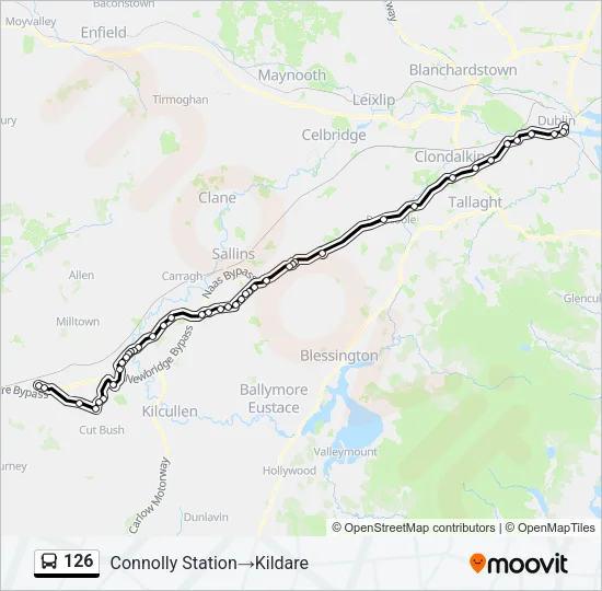 126  Line Map