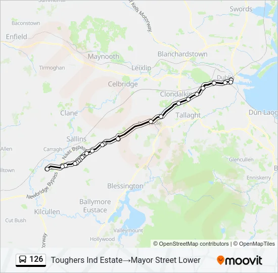 126  Line Map