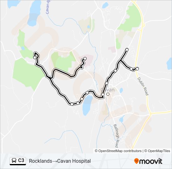 C3 Bus Line Map