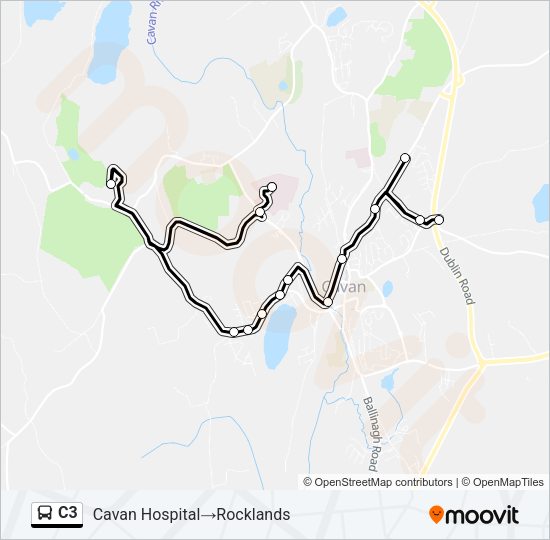 C3 Bus Line Map