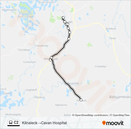 C2 Bus Line Map