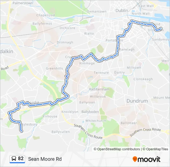82 Route: Schedules, Stops & Maps - Sean Moore Rd (Updated)