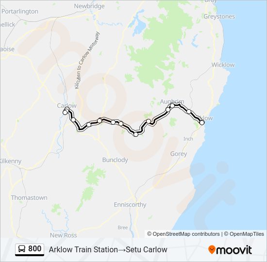 800 bus Line Map