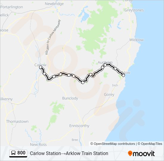 800 bus Line Map