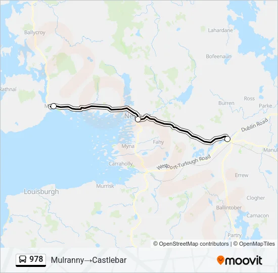 978 Bus Line Map