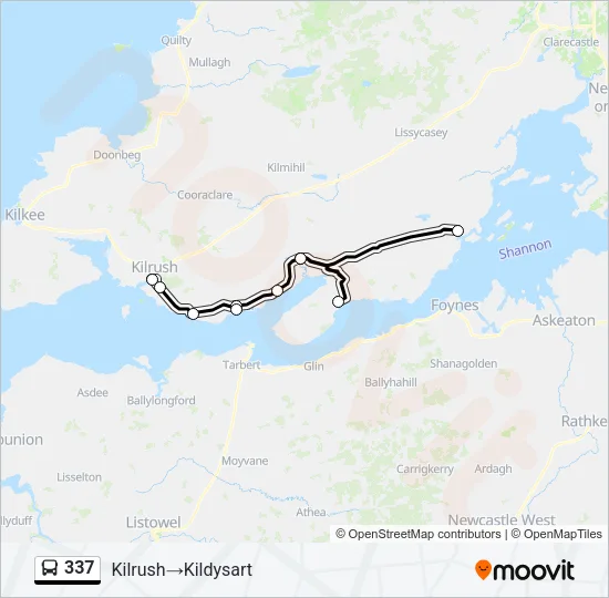 337 Bus Line Map