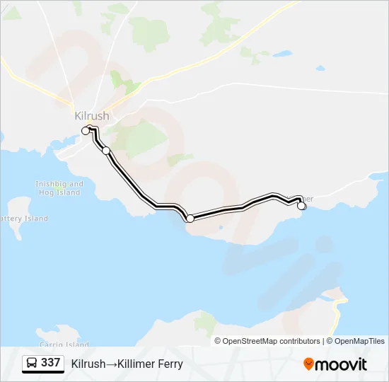 337 Bus Line Map