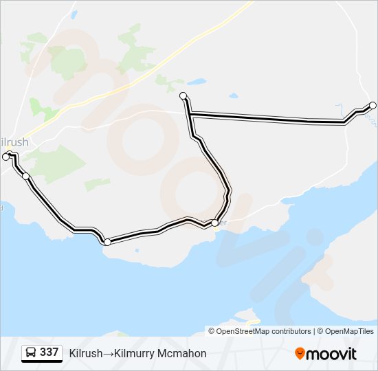 337 bus Line Map