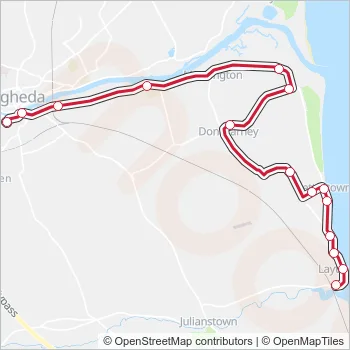 D1 Bus Line Map