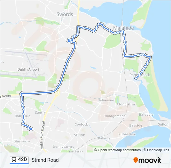 42D Bus Line Map