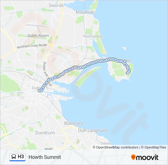 H3 Bus Line Map