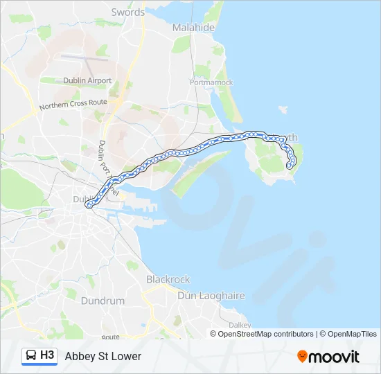 H3 Bus Line Map