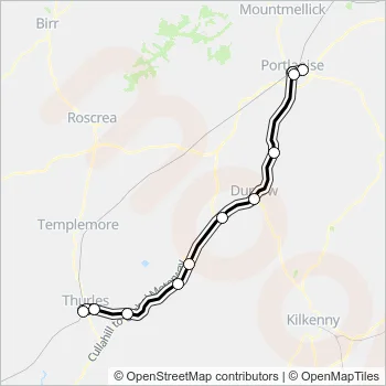 858 Bus Line Map