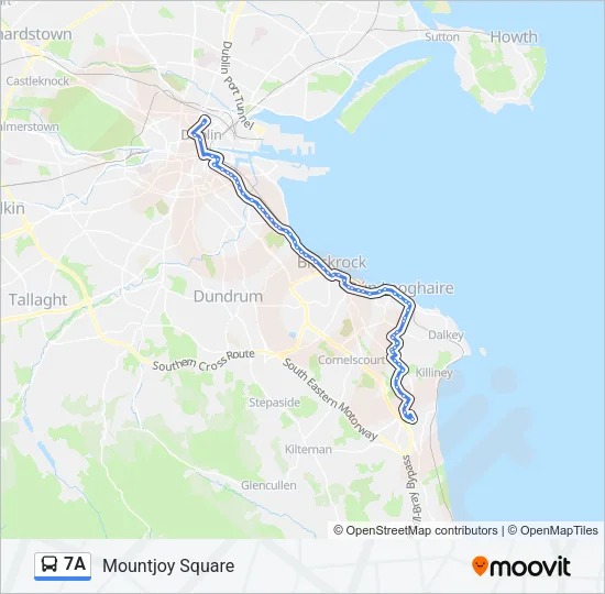 7A Bus Line Map
