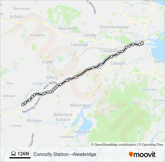 126N  Line Map