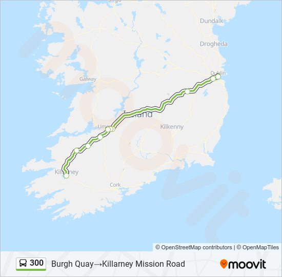 300 bus Line Map