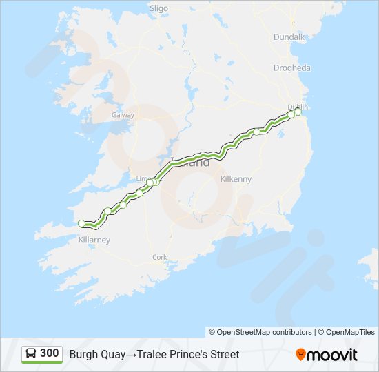 300 bus Line Map