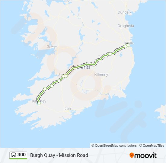 300 bus Line Map