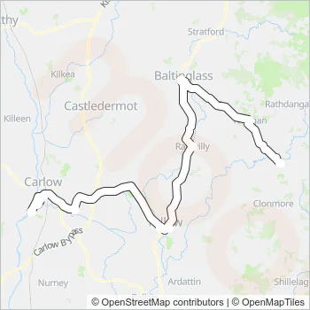 874 Bus Line Map