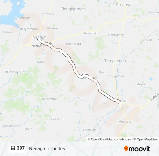397 Bus Line Map