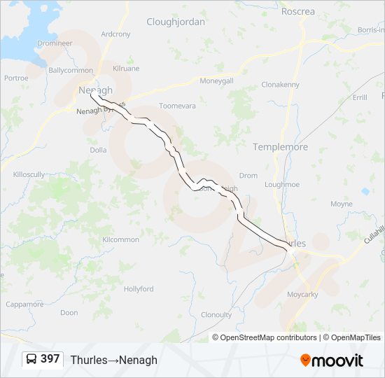 397 Bus Line Map