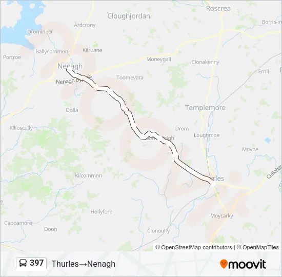 397 Bus Line Map