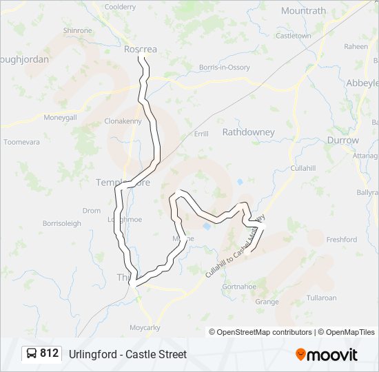 812 bus Line Map