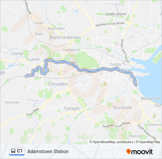 C1 Bus Line Map