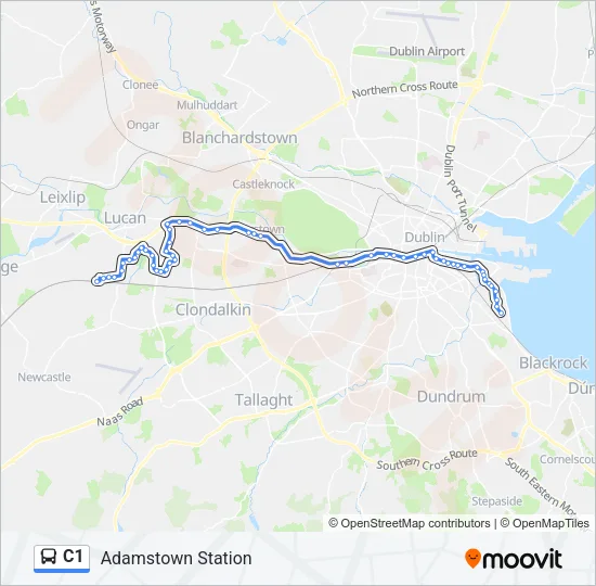 C1 Bus Line Map