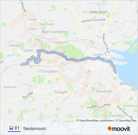 C1 Bus Line Map