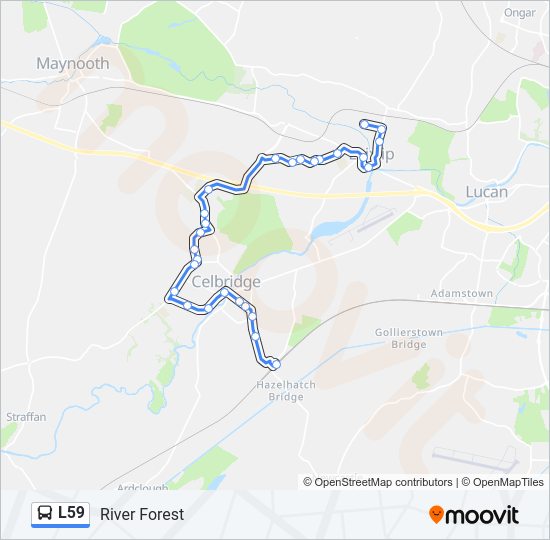 L59 Bus Line Map