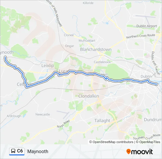 C6 Bus Line Map