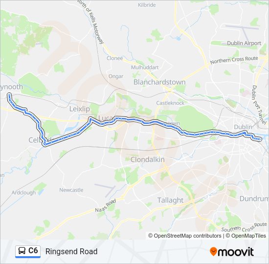 C6 Bus Line Map