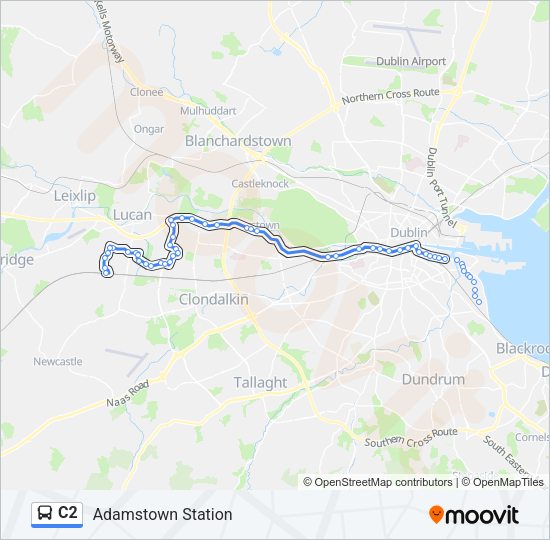 C2 Bus Line Map